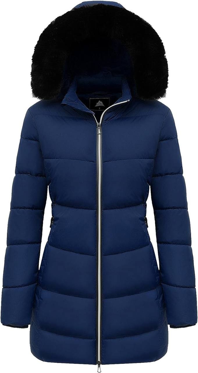 MOERDENG Women's Winter Windproof Warm Down Coats Waterproof Thicken Hooded fashions Puffer Jacket