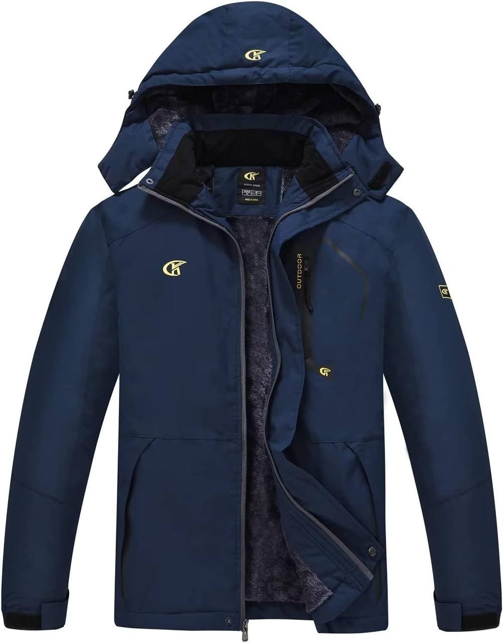 QPNGRP Mens Waterproof Ski Snowboard Jacket Windproof Winter Snow Coat