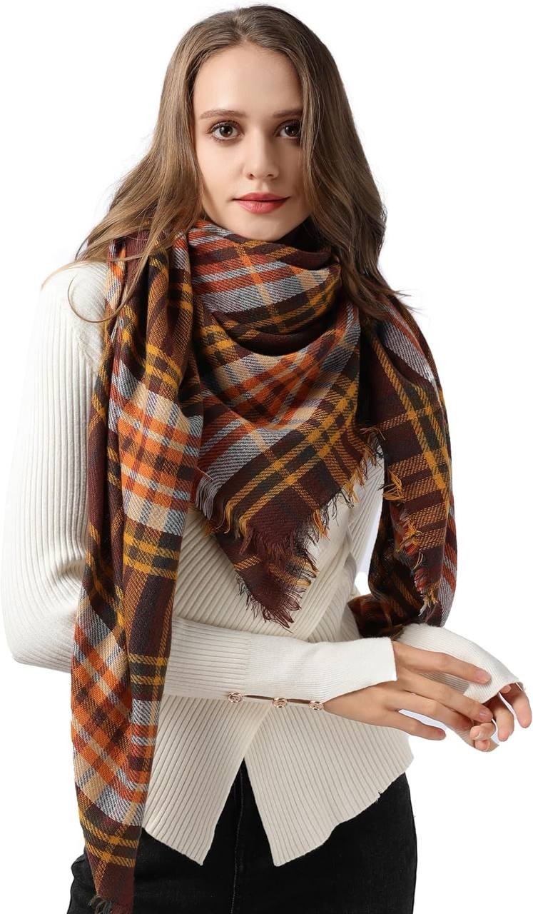 Scarf for Women - Winter Scarf for Women Fashion Long Scarf Shawl, Scarves for Women Winter Warm Blanket Scarf