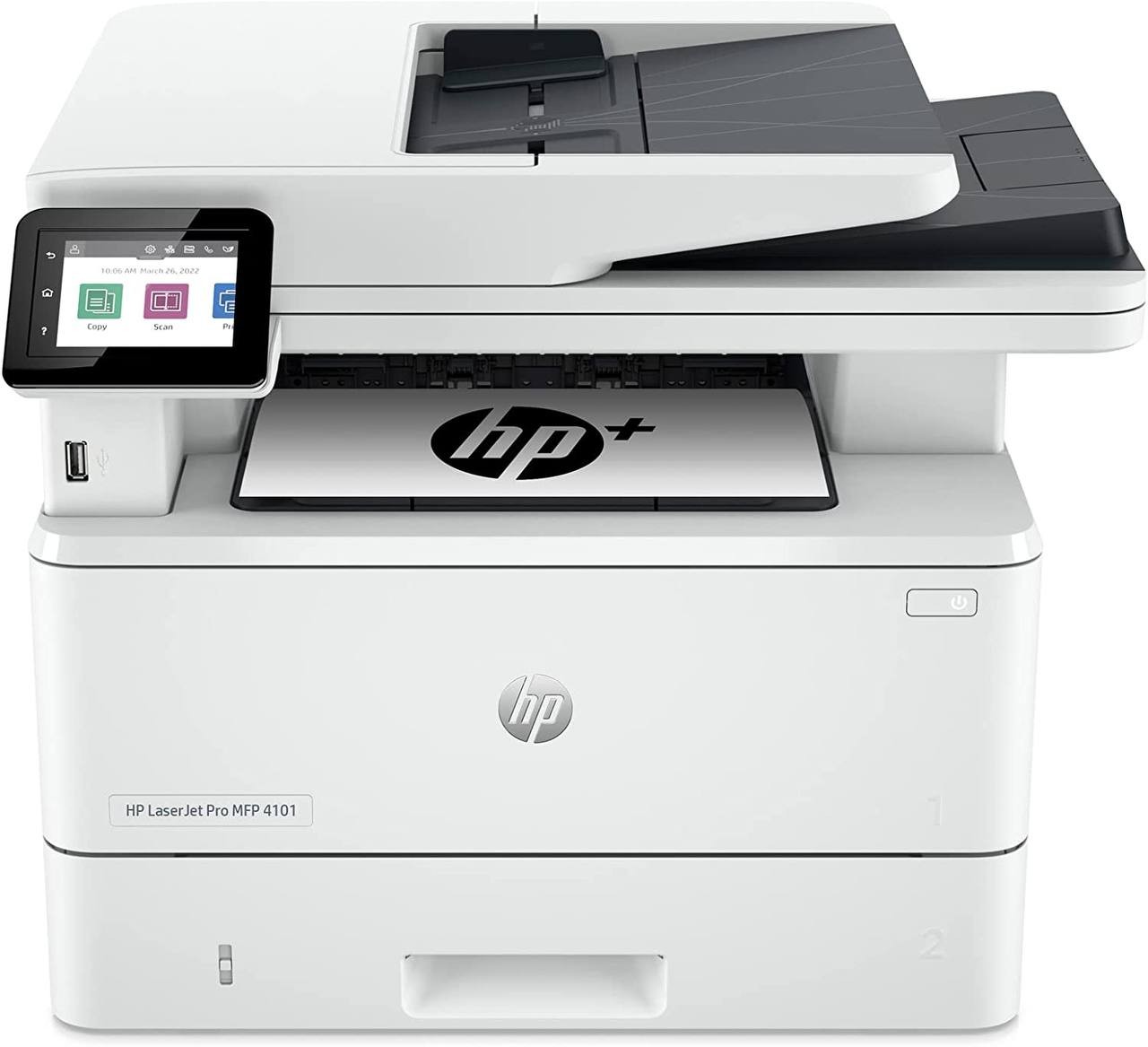 HP LaserJet Pro MFP 4101fdwe Wireless Black & White Printer - Smart Printer Requires Internet to Operate | Print, Copy, Scan, Fax | Fast Speeds | Mobile Printing