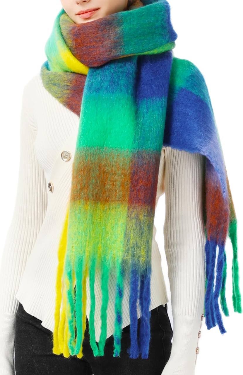Premillow Scarf for Women - Winter Long Scarf Warm Fashion, Shawls and Wraps for Evening Dresses Pashmina Large Blanket Scarf