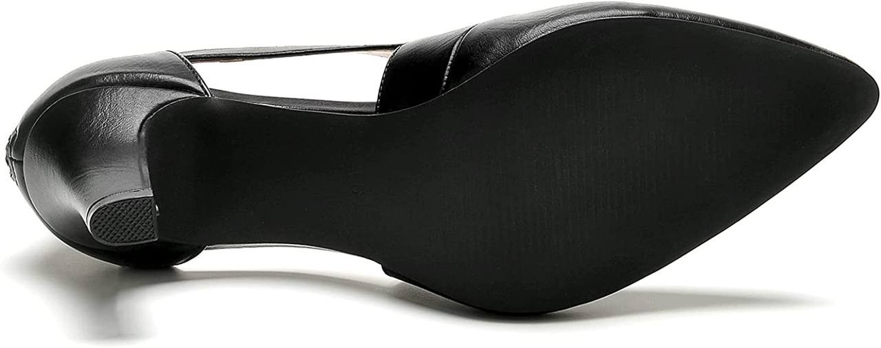 WuORWu Women's Closed Toe Pumps