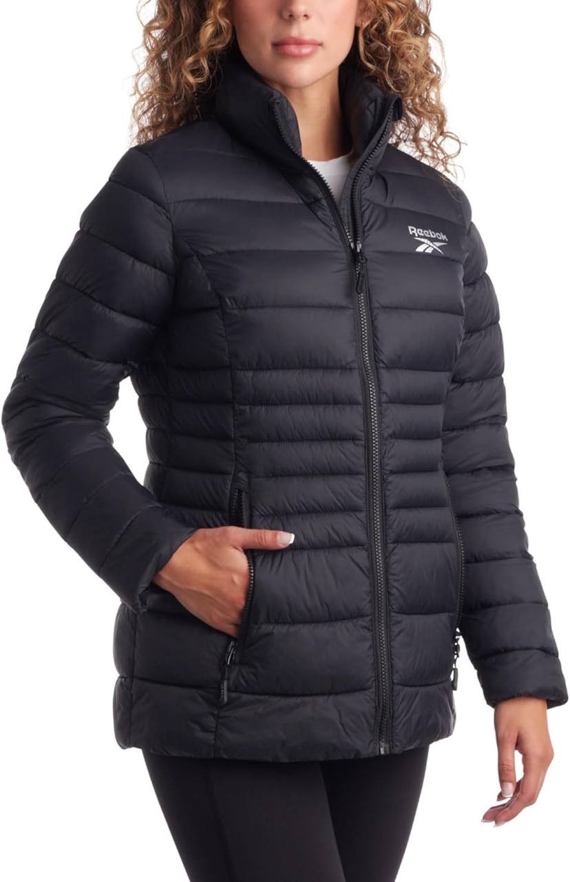 Reebok Women's Jacket - Lightweight Puffer Parka Coat – Casual Jacket for Women (S-XL)