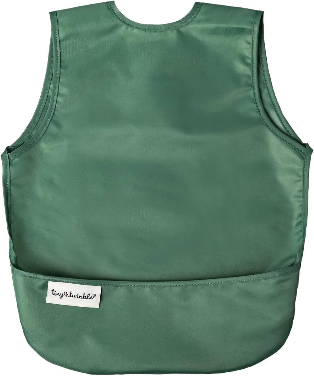 Tiny Twinkle Mess Proof Baby Bib - Waterproof Baby Apron - Machine Washable - PVC, BPA, & Phthalate Free - Great Travel Bib…