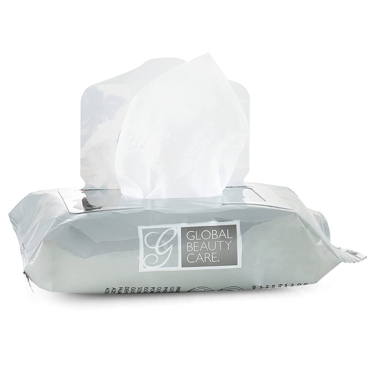 Global Beauty Care Bulk Cleansing Wipes Premoistened 4 Pack of Charcoal Cleansing Cloths Makeup Removal Wipes - Great For Travel Toiletries - 100 ct.(4-Pack)d Pre-Moistened Packet Cleanse, Exfoliate, 